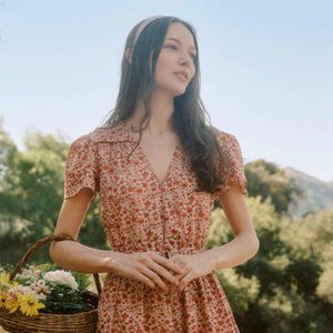 Christy Dawn Dawn Mandarin Ditsy Field size XS EUC